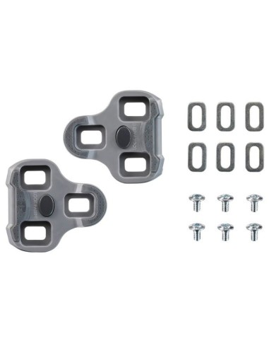 Cales Look Keo Grip Grises 4.5°