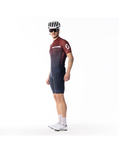 Maillot Scott RC Pro SS rouge/Bleu