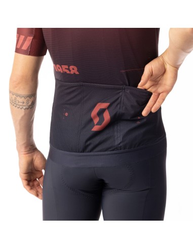 Maillot Scott RC Pro SS rouge/Bleu