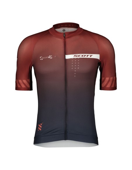 Maillot Scott RC Pro SS rouge/Bleu