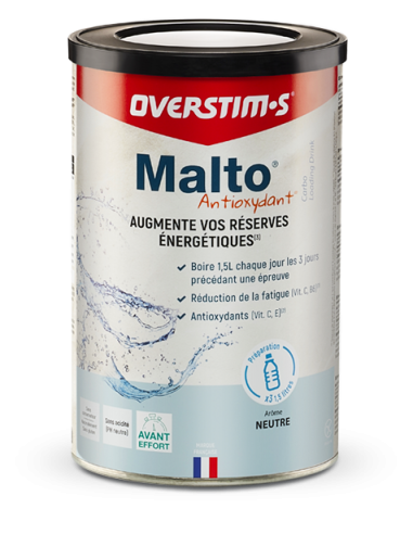 Malto Antioxydant Overstim's 450g - Neutre