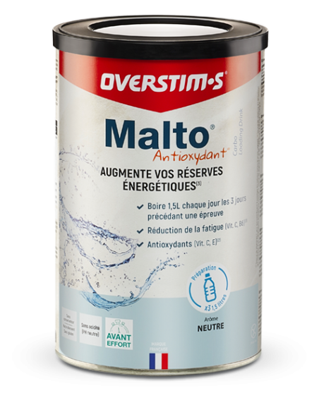 Malto Antioxydant Overstim's 450g - Neutre