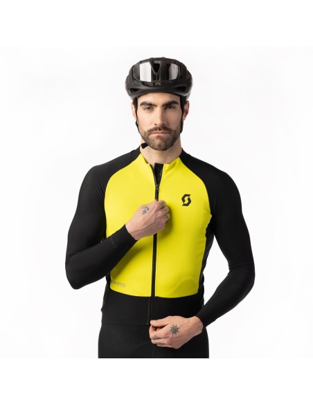 Veste Scott RC Pro Warm Hybrid Gore-tex Windstopper Jaune/Noir