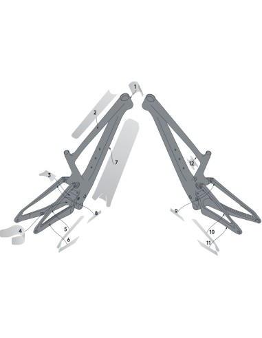 Kit Protection cadre Scott Spark Mat