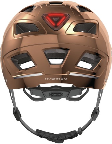 Casque Abus Hyban 2.0 chrome rose