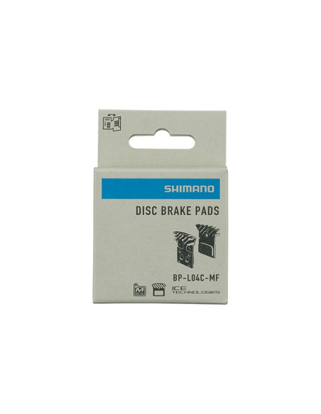 Plaquettes Shimano L04C metal avec ailettes
