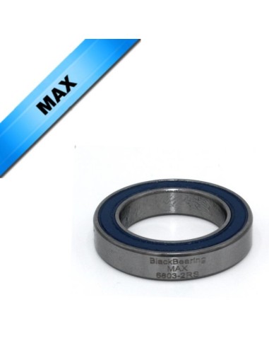 Roulement Black Bearing Max 61803-2RS / 6803-2RS