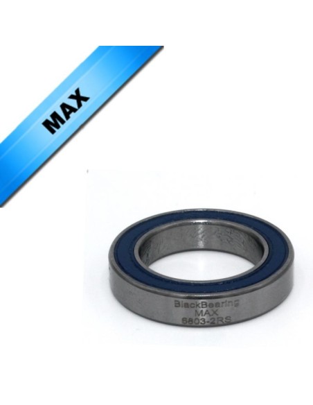 Roulement Black Bearing Max 61803-2RS / 6803-2RS