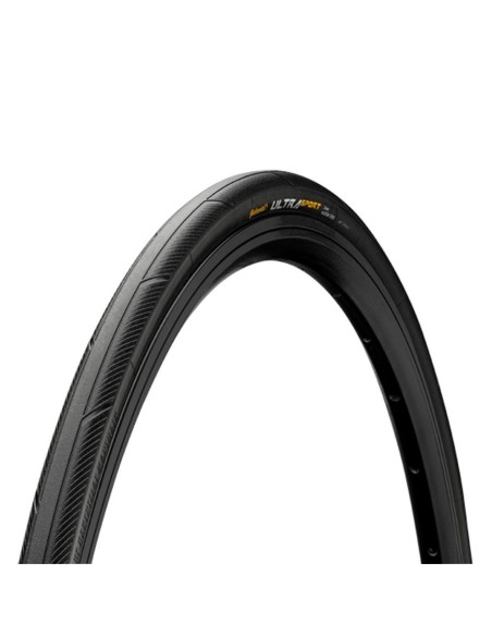 Pneu Continental Ultra Sport III 700x28c Tubetype Souple - Noir