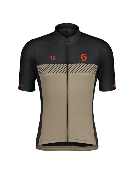 Maillot manches courtes Scott RC Team rouge/beige
