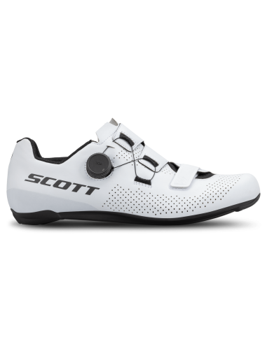 Chaussures vélo route Scott Road Team Boa 2026 blanc