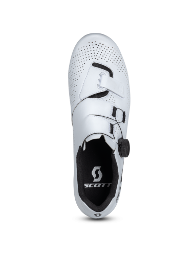 Chaussures vélo route Scott Road Team Boa 2026 blanc