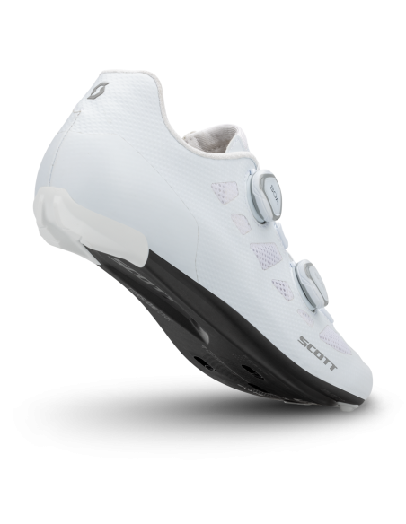 Chaussures vélo route Scott Road Vertec Boa blanc
