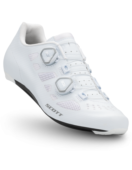 Chaussures vélo route Scott Road Vertec Boa blanc