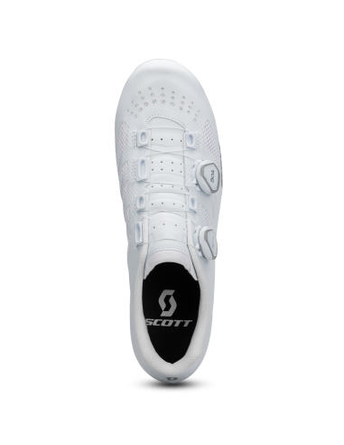 Chaussures vélo route Scott Road Vertec Boa blanc