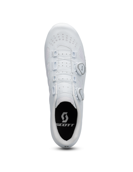 Chaussures vélo route Scott Road Vertec Boa blanc
