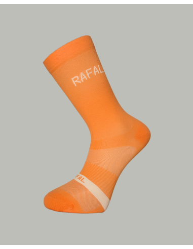 Chaussettes Rafal Mercoux corail/blanc