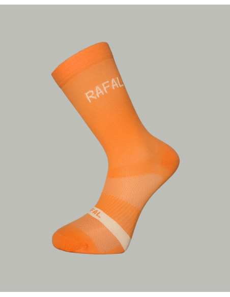 Chaussettes Rafal Mercoux corail/blanc
