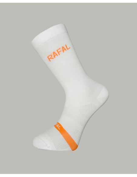 Chaussettes Rafal Mercoux blanc/corail