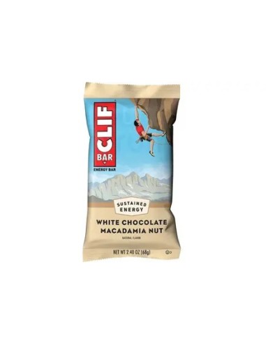 Barre Energétique Clif Bar Chocolat  Blanc Noix de macadamia