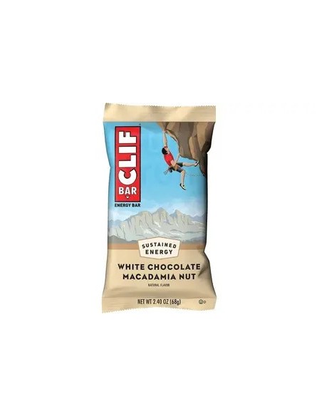 Barre Energétique Clif Bar Chocolat  Blanc Noix de macadamia