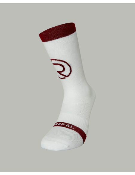 Chaussettes Rafal Ventoux blanc/bordeaux