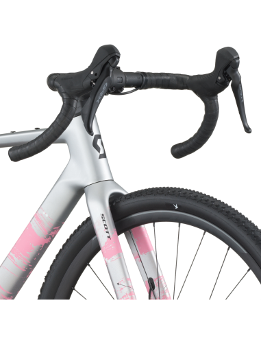 Scott Addict Gravel 30 gris/rose