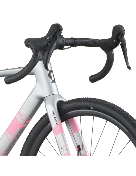 Scott Addict Gravel 30 gris/rose