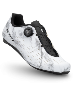 Chaussures vélo route Scott Road Comp Boa blanc/gris