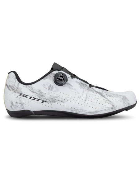 Chaussures vélo route Scott Road Comp Boa blanc/gris
