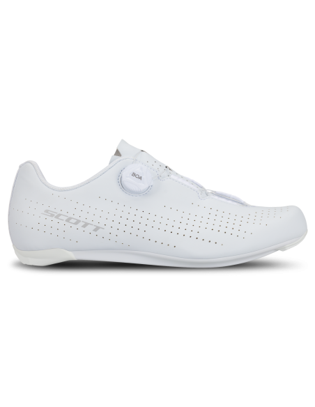 Chaussures vélo route Scott Road Comp Boa blanc
