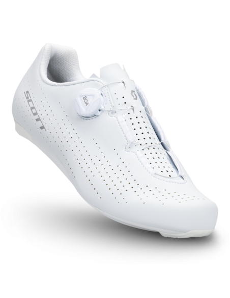 Chaussures vélo route Scott Road Comp Boa blanc
