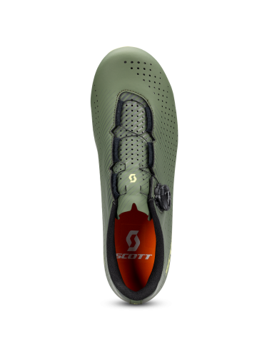 Chaussures vélo route Scott Road Comp Boa vert