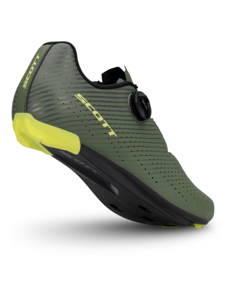 Chaussures vélo route Scott Road Comp Boa vert