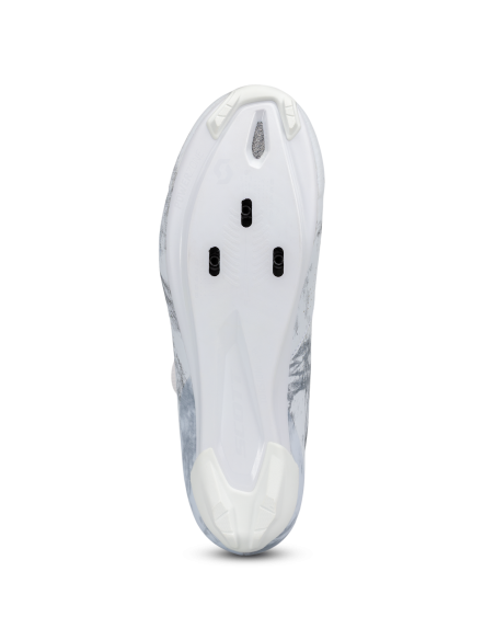 Chaussures vélo route Scott Road Team Boa blanc/gris