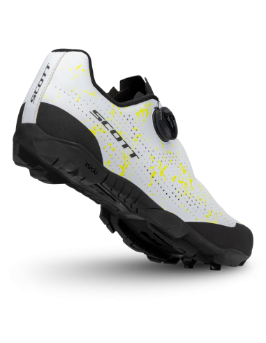 Chaussures VTT Scott MTB Comp Boa Blanc/jaune