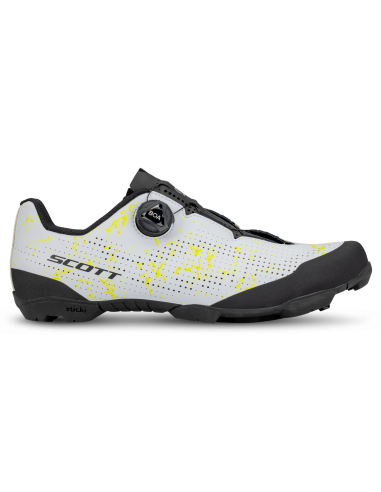 Chaussures VTT Scott MTB Comp Boa Blanc/jaune