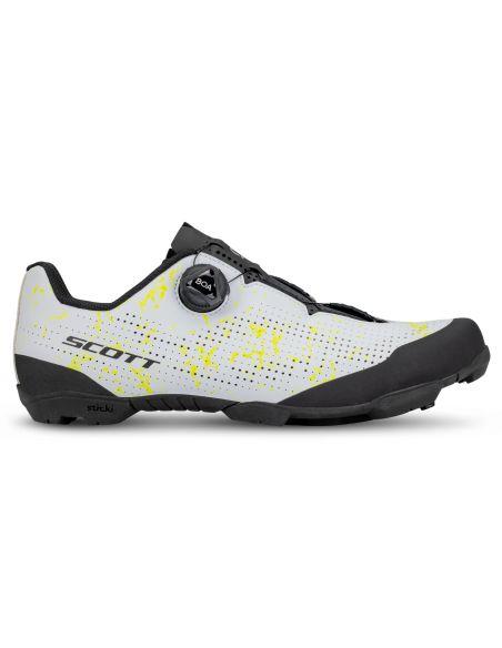 Chaussures VTT Scott MTB Comp Boa Blanc/jaune