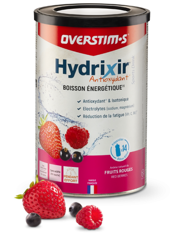 Hydrixir Antioxydant Overstim's 600g - Fruits Rouges