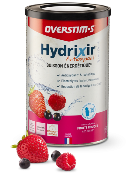 Hydrixir Antioxydant Overstim's 600g - Fruits Rouges