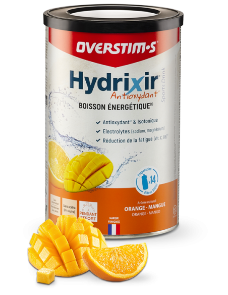 Hydrixir Antioxydant Overstim's 600g - Orange/Mangue