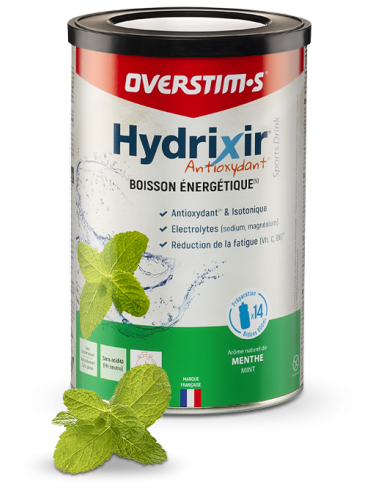 Hydrixir Antioxydant Overstim's 600g - Menthe