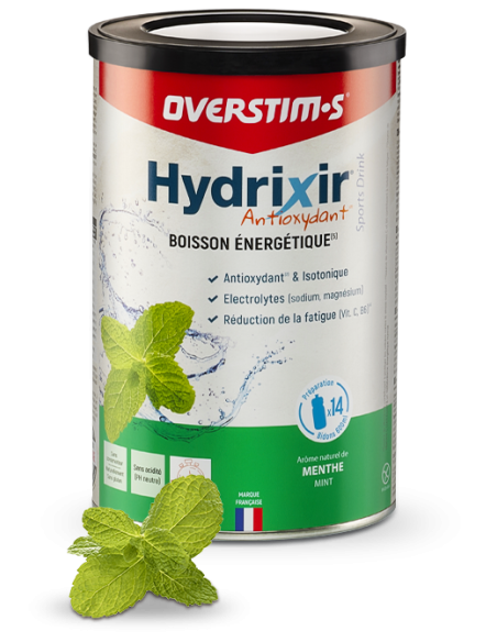 Hydrixir Antioxydant Overstim's 600g - Menthe
