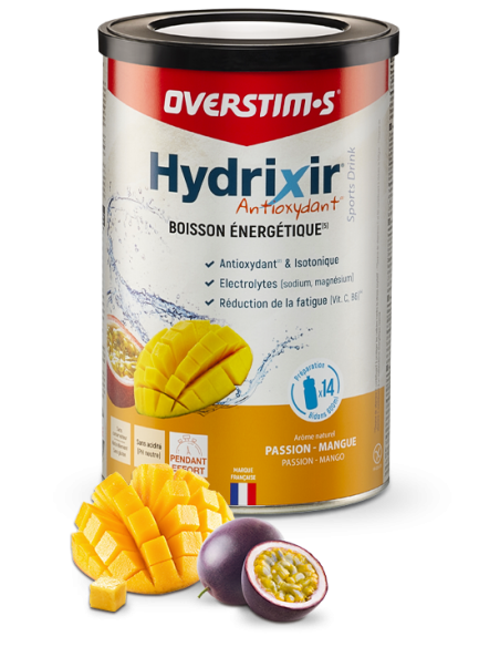 Hydrixir Antioxydant Overstim's 600g - Mangue/Passion