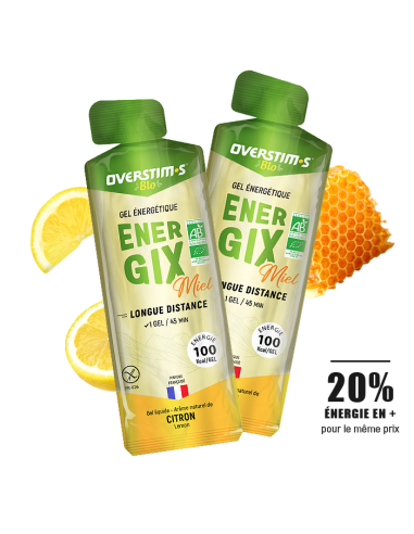 Gel Energix Overstim's Miel Bio - Citron
