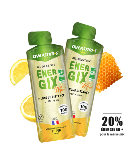 Gel Energix Overstim's Miel Bio - Citron