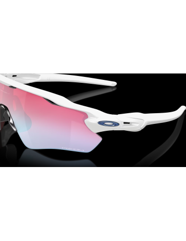 Oakley Radar EV Path Polished White / Prizm Snow Sapphire / Réf : OO9208-4738