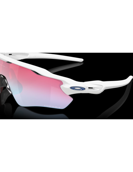 Oakley Radar EV Path Polished White / Prizm Snow Sapphire / Réf : OO9208-4738