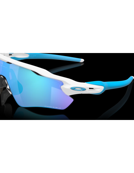 Oakley Radar EV Path Polished White / Prizm Sapphire / Réf : OO9208-5738